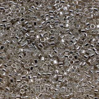 Бисер DB-551 Miyuki Delica Beads 11/0 (металлик, посеребренный)